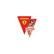 Треугольный автомобильный вымпел Skyway SCANIA с девушкой