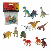Игровой набор Фигурки животных "Динозавры", 5 см, "В мире животных", 12 видов, 1TOY, Т50483