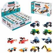 Конструктор малый Blockformers "ТЕХНО-КОЛЛЕКЦИЯ", ассорти 6 видов, дисплей, 1TOY, Т25502