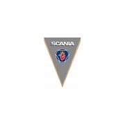 Треугольный автомобильный вымпел Skyway SCANIA