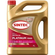 Моторное синтетическое масло SINTEC PLATINUM SAE 5W-30 API SL, ACEA A5/B5