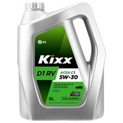Синтетическое моторное масло KIXX D1 RV C3 5w-30 API SN/CF, ACEA A3/B4/C3
