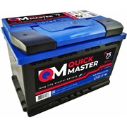 Аккумуляторная батарея Quick Master SP 6СТ-75 (L)-(1) 560А, 277x175x190