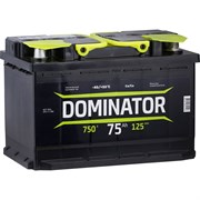 Аккумулятор Dominator 6 СТ 75 Ач 1 L 750 А ССА