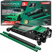 Подкатной гидравлический двухпоршневой домкрат ROCKFORCE RF-TZA830003