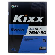 Полусинтетическое трансмиссионное масло KIXX GEARTEC 75W90