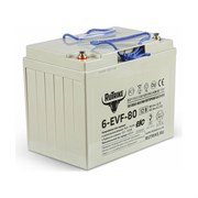 Гелевый тяговый аккумулятор Rutrike 6-EVF-80