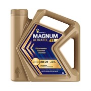 Моторное масло Роснефть Rosneft Magnum Ultratec FE 0W–20, канистра 4л (-РНПК)