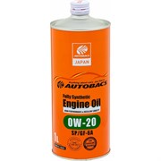 Моторное масло AUTOBACS 0W-20, API SP, ILSAC GF-6A, SYNTHETIC