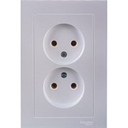 Двухместная розетка Systeme Electric ATLAS DESIGN