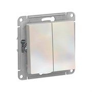 Двухклавишный выключатель Systeme Electric ATLAS DESIGN