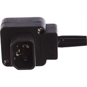 Угловая разборная электрическая вилка LANMASTER LAN-IEC-320-C14/90