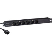 Блок розеток ExeGate ServerPro PDU-19H604 Al-6S-C14-2 5CU