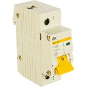 Модульный автоматический выключатель IEK ВА 47-100 1п, C 100А, 10 кА