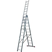 Алюминиевая трехсекционная лестница KRAUSE Corda 3х11