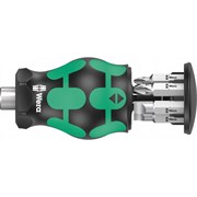 Короткая ручка-битодержатель Wera WE-008877