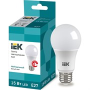 Лампа IEK LLE-A60-15-230-40-E27