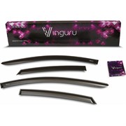 Дефлекторы окон Volkswagen Touareg I 2002-2010/Porsche Cayenne 2002-2007, крос. Vinguru AFV54702