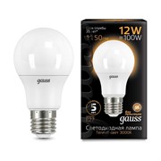 Лампа GAUSS LED A60 globe 12W E27 3000K