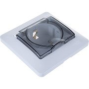 Одноместная розетка Systeme Electric Glossa