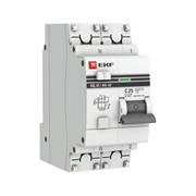 Дифавтомат EKF АД-32 PROxima 1п+N 2мод. C 25A 30mA AC 3kA