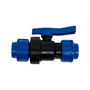 Компрессионный кран для ПЭ труб Lammin Lm34101025025
