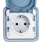 Одноместная розетка Legrand Plexo