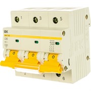 Модульный автомат IEK ВА 47-100 3п, C 80А, 10 кА