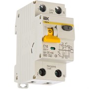 Дифференциальный автомат IEK АВДТ-32 1п+N, C, 16А, 30мА