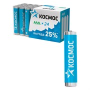 Батарейка Космос LR03 пласт. бокс уп.24шт