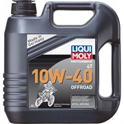 Синтетическое моторное масло 4T для четырехтактных мотоциклов LIQUI MOLY Motorbike 4T Offroad 10W-40 SL;JASO MA2