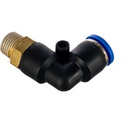 Угловой фитинг для пластиковых трубок ROCKFORCE RF-SPL06-01(2247)