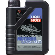 Синтетическое моторное масло 4T для снегоходов LIQUI MOLY Snowmobil Motoroil 0W-40 1л 7520
