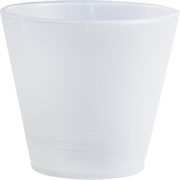 Пластиковый горшок с вкладкой liveingreen КОНУС прозрачный диам. 14.5 см, 1.3 л