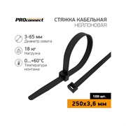 Кабельная нейлоновая хомут-стяжка PROconnect 57-0251
