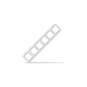 Горизонтальная шестиместная рамка UNIVERSAL Валери