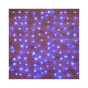 Гирлянда Neon-Night ДОЖДЬ занавес 1,5х1,5 м, прозрачный ПВХ, 144LED синие IP20