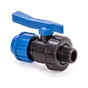 Компрессионный кран для ПЭ труб Lammin Lm34105032025