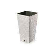 Высокое кашпо Prosperplast DFSH240W-S449W FURU SQUARE ECO