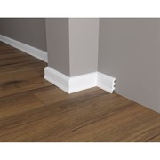 Ударопрочный влагостойкий напольный плинтус под покраску Decor-Dizayn DD18