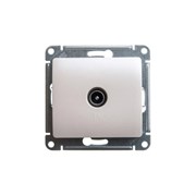 Проходная tv розетка Systeme Electric Glossa