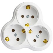 Тройная розетка HOROZ ELECTRIC 300-000-707