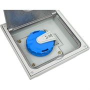 Лючок с розеткой ABL D 31.00