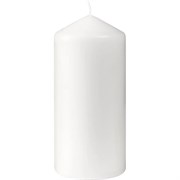 Свеча MIR LIGHT СТОЛБИК БЕЛАЯ HorizonCandle