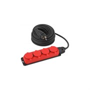 Силовой удлинитель ЭРА UK4e3x1,510mIP44(KG)