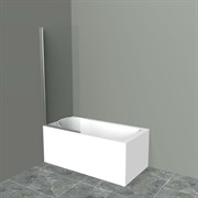 Душевая шторка на ванну BelBagno UNO-V-1-80/150-C-Cr