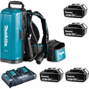 Ранцевый адаптер для аккумуляторов PDC01 с адаптерами на 18В и 36В MAKITA BL1850Bx4шт.,DC18RD
