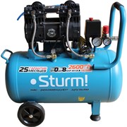 Бесшумный безмасляный компрессор Sturm профессионал