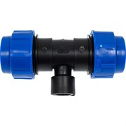 Компрессионный тройник для ПЭ труб Lammin Lm34012321532