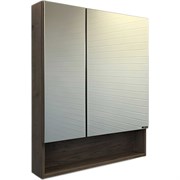 Зеркало-шкаф Comforty Никосия-60 дуб темный